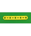 Mj flat strip 5 holes lemon yellow