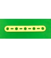 Mj flat strip 5 holes banana yellow