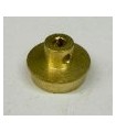 Roue a boudin ø 19 mm sertie laiton