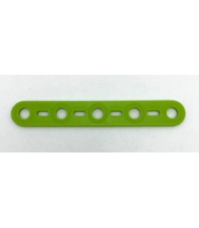 Mj flat strip 5 holes apple green