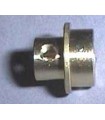 Roue a boudin 13 mm laiton