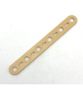 Mj flat strip 6 holes beige