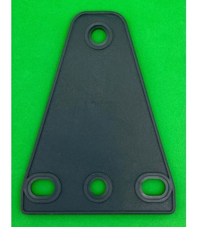 Mj trapezoidal flexible plate 3 x 1 dark grey