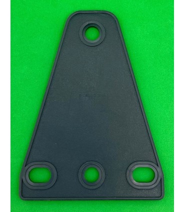 Mj plaque trapèze souple 3x1 gris foncé