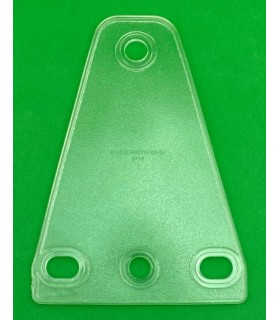Mj trapezoidal flexible plate 3 x 1 transparent