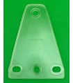 Mj trapezoidal flexible plate 3 x 1 transparent