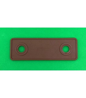 Mj plaque spéciale souple 2 trous marron