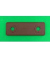 Mj special flexible plate 2 holes brown