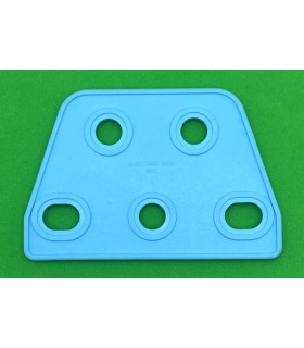 Mj trapezoidal flexible plate 3 x 2 pale blue