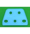 Mj plaque trapèze souple 3x2 bleu pâle