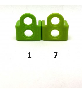 Mj special double angle strip 1x2x1 green