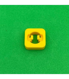 Mj notched square nut for picht 1,98mm yellow chick