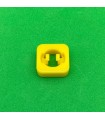 Mj notched square nut for picht 1,98mm lemon yellow