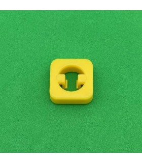 Mj notched square nut for picht 1,98mm lemon yellow