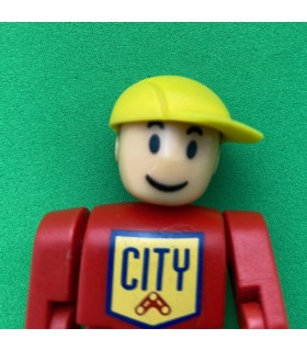 Mj personnage jaune et bleu city