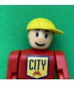 Mj personnage jaune et bleu city