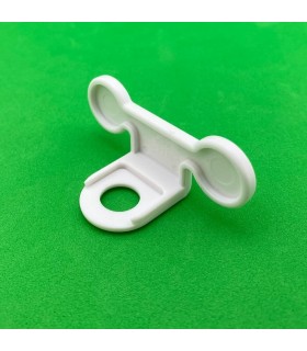 Petit support en équerre blanc
