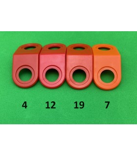 Mj narrow angle bracket 1x1 135° red