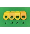 Mj narrow angle bracket 1x1 135° yellow/orange