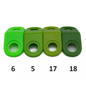 Mj narrow angle bracket 1x1 135° green