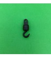 Large loaded hook matte black