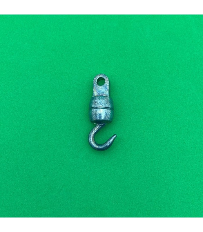 Large loaded hook steel colored Large loaded hook steel colored