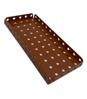 Plaque a rebords 11x5 tr (140x60 mm) brun