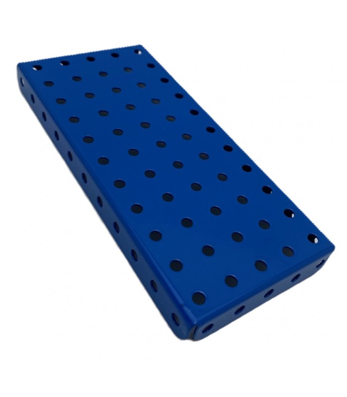 Plaque a rebords 11x5 tr (140x60 mm) bleu Plaque a rebords 11x5 tr (140x60 mm) bleu