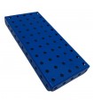 Plaque a rebords 11x5 tr (140x60 mm) bleu
