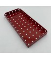 Flanged Plate 11x5 holes modified red