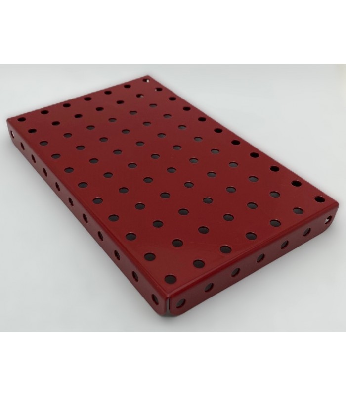 Flanged plate 7x11 hole dark red Flanged plate 7x11 hole dark red