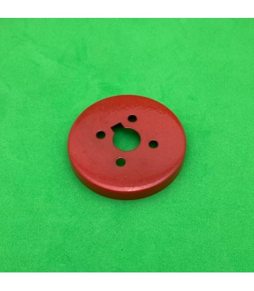 Wheel flange red