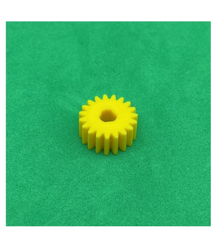 Pinion 19 th 3 sections yellow