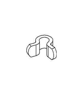 Spring clip plastic