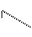 Wrench 6 sections 2 mm black