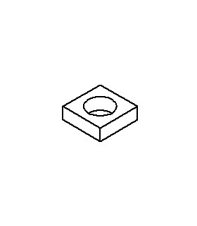 Square nut zn