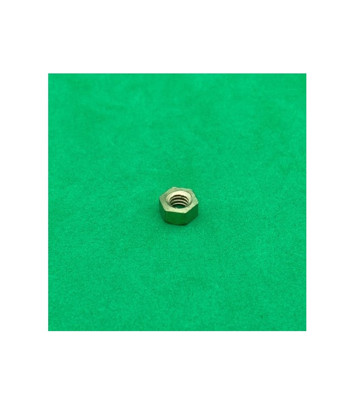 Brass hexagonal nut w.3mm