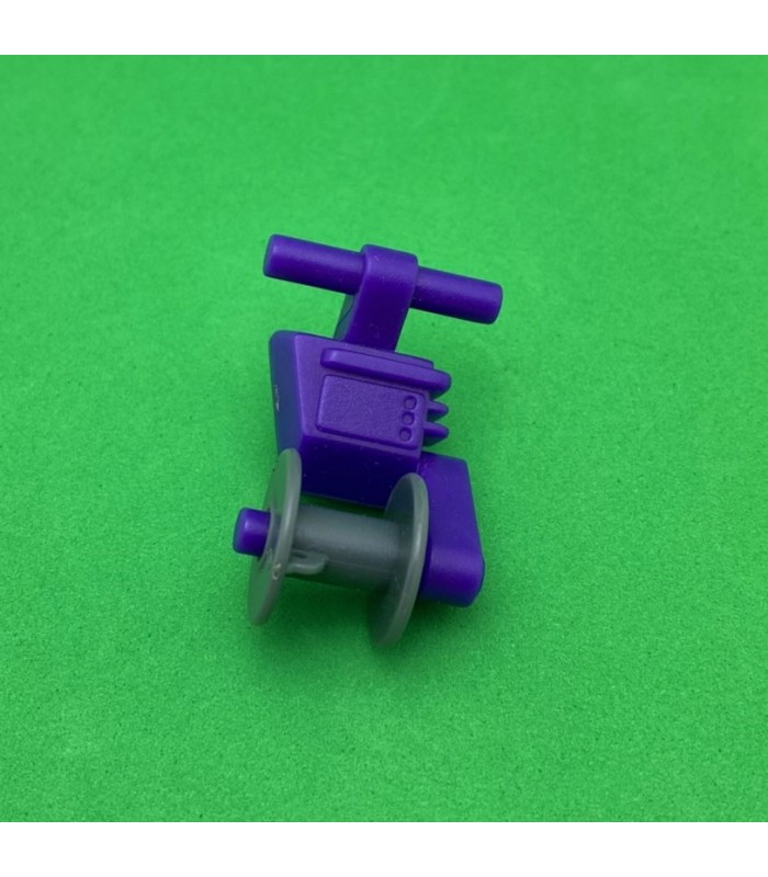 Mj support double handle with pulley purple