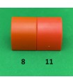 Mj quarter block 1x1 neon orange