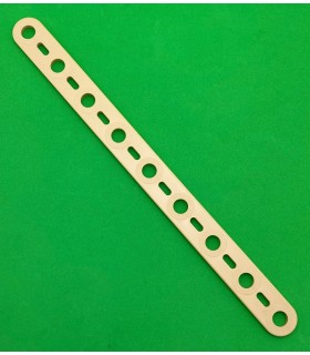 Mj flat strip 9 holes beige