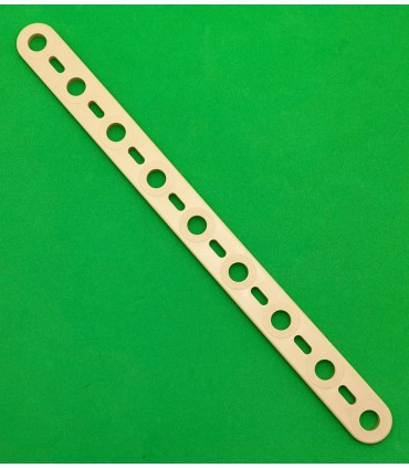 Mj flat strip 9 holes beige