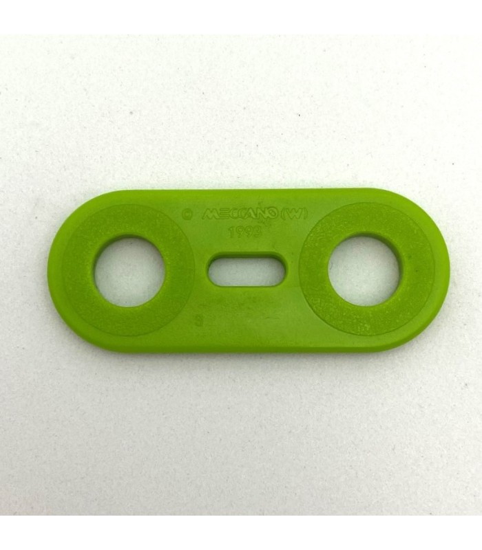 Mj flat strip 2 holes apple green