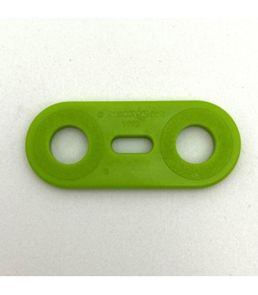 Mj flat strip 2 holes apple green