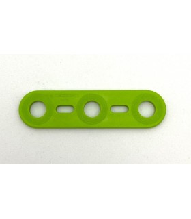 Mj flat strip 3 holes apple green