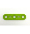 Mj flat strip 3 holes apple green