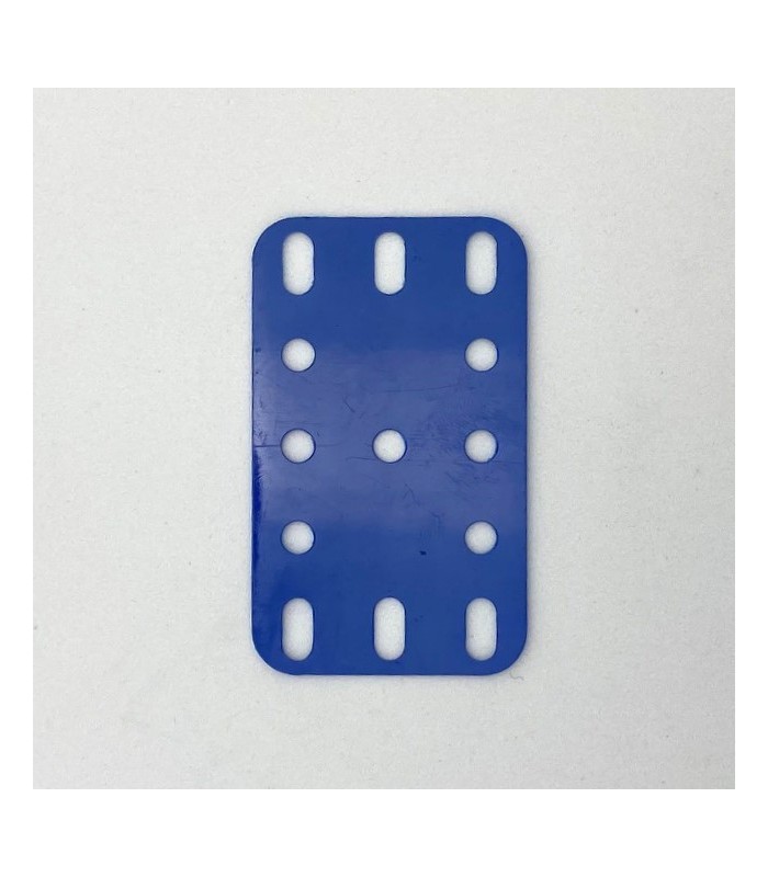 Plastic plate 3x5 h (40x60mm) blue Plastic plate 3x5 h (40x60mm) blue