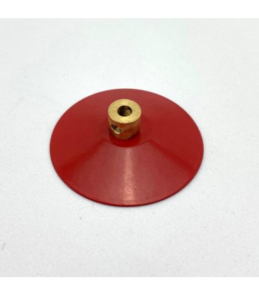 Conical disc red with hub