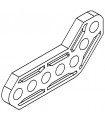Plastic obtuse corner bracket grey