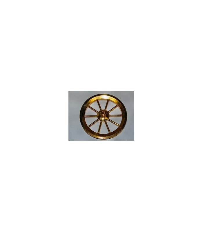 Roue d'artillerie laiton Roue d'artillerie laiton