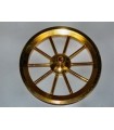 Roue d'artillerie laiton